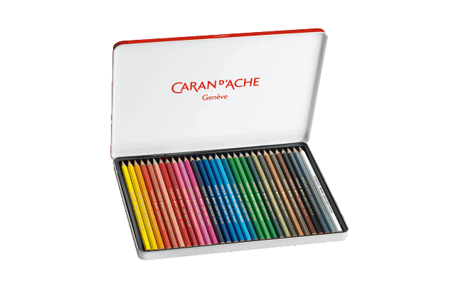 Caran d'Ache – Swisscolor Aquarel, doos van 18